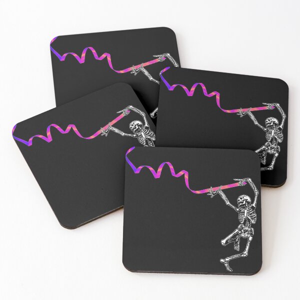 Item preview, Ribbon Dancing Skeleton Colorful | Halloween Spooky | Flow Circus Arts Gymnastics designed and sold by KreativeLaedy.