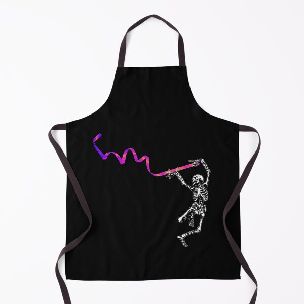 Item preview, Ribbon Dancing Skeleton Colorful | Halloween Spooky | Flow Circus Arts Gymnastics designed and sold by KreativeLaedy.