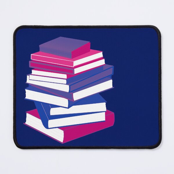 Item preview, Bi Pride Stacked Books Design designed and sold by Vernen Ink.