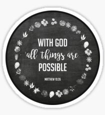 Christian Quote Sticker