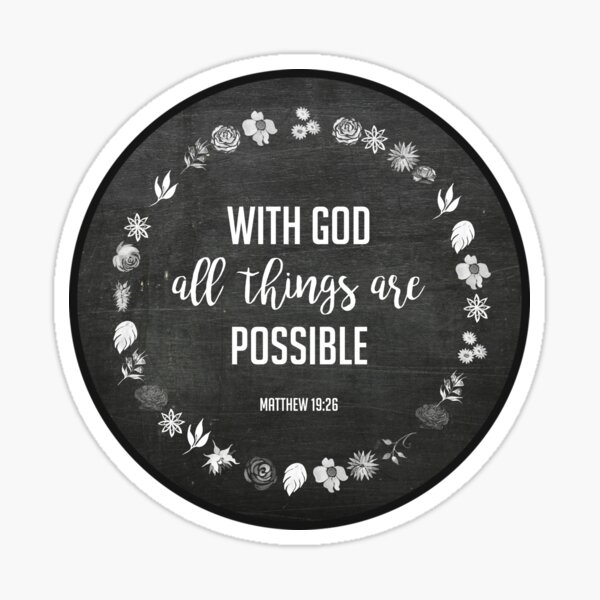 Christian Quote Sticker