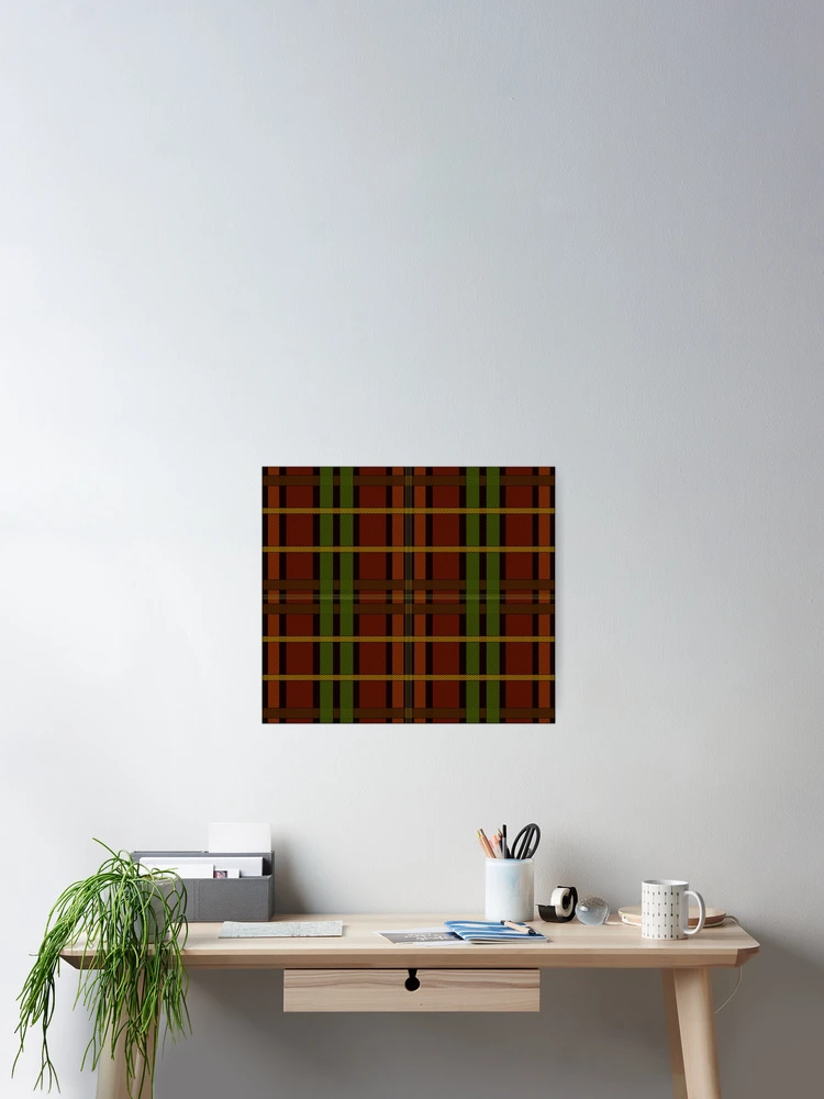 Thumbnail 2 of 3, Poster, Plaid Patterns Design Number 21 designed and sold by ClassyPatterns.