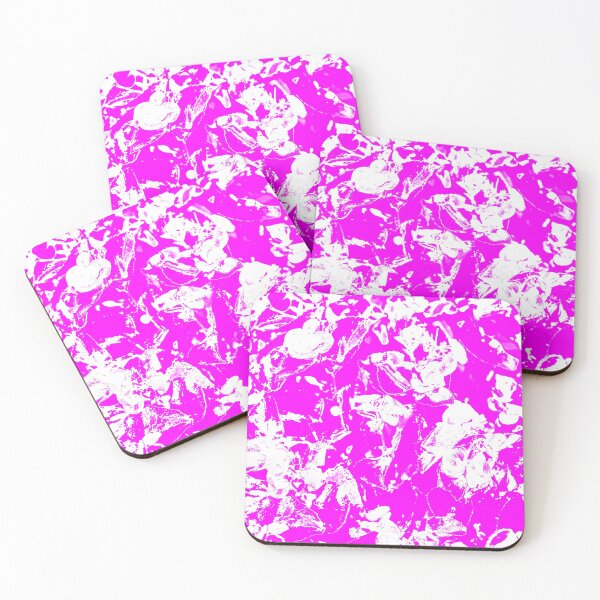 Item preview, The lilac pink and white floral abstract motives designed and sold by IraNiva.
