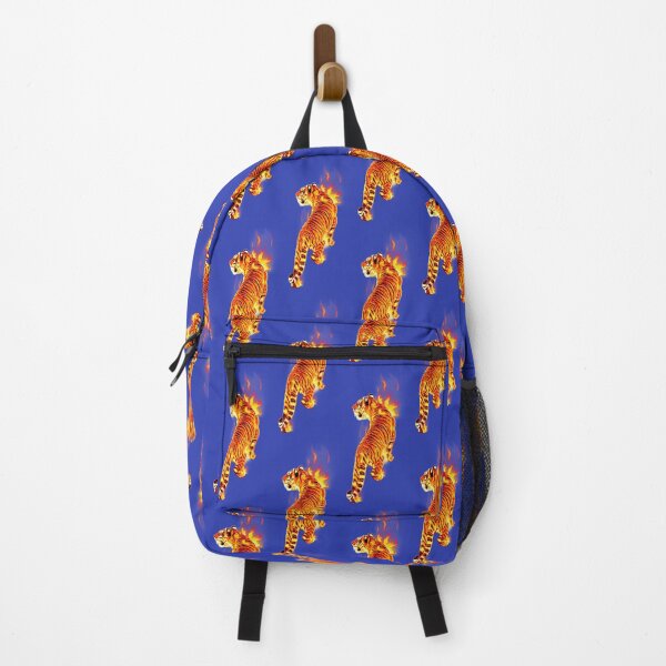 Item preview, Flaming tiger, flaming tiger flame, tiger on fire, others, mammal, burning, print, animal. designed and sold by Senior-Kuzmin.