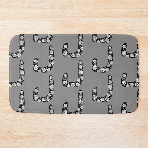 Item preview, J letter in zentangle style designed and sold by kreativeadern.