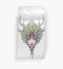 Crowned girl Duvet Cover