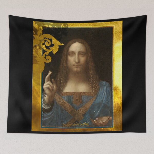 Item preview, Leonardo Da Vinci's Salvator Mundi (by ACCI) Gold designed and sold by VanyssaGraphics.
