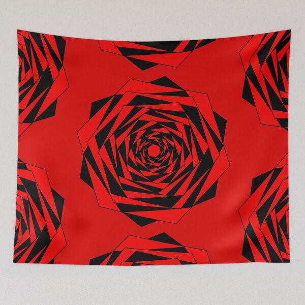 Item preview, Black and Red Optical Illusion designed and sold by arianjacobsfc.