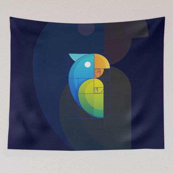 Item preview, Fibonacci parrot designed and sold by urban-color.