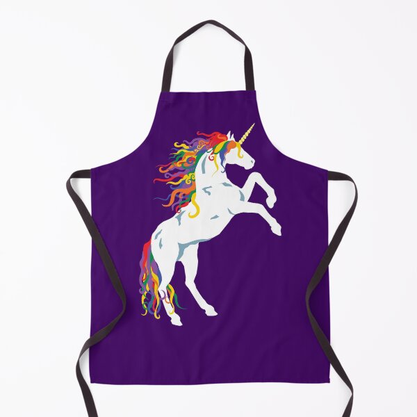 Item preview, Rainbow Maned White Unicorn designed and sold by Peregrinus Creative.