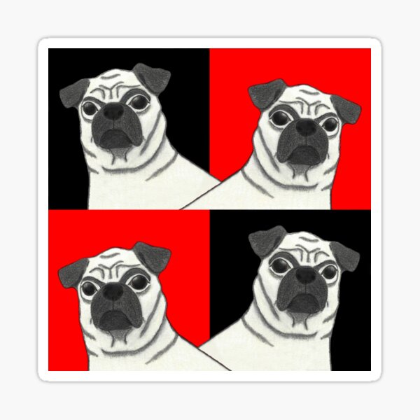 Item preview, Profound Hounds -- A Pack of Pugs by IdeaJones designed and sold by IdeaJones.