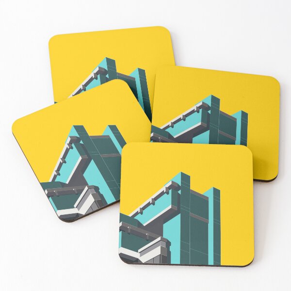 Item preview, Yale School of Art and Architecture, Connecticut, Colour , Brutalist Print, USA, Print, Artwork, Illustration, Brutalist Architecture, Architecture Print designed and sold by sketchingarchi.