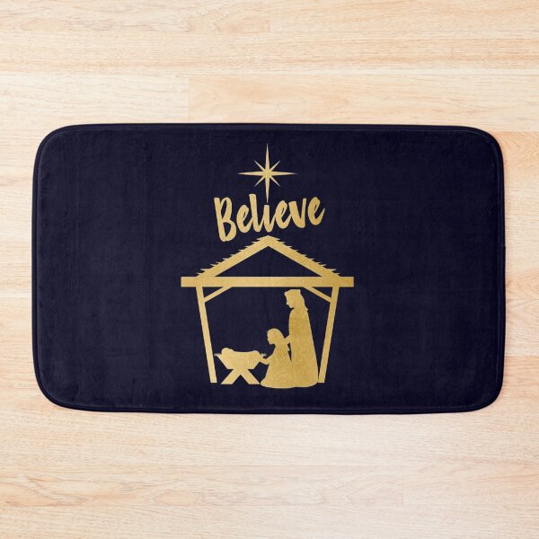 Item preview, Believe Gold Baby Jesus in the Manger   designed and sold by ALLISONBOUTIQUE.