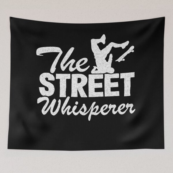 Item preview, The Street Whisperer Funny Skateboard designed and sold by Stronzi.