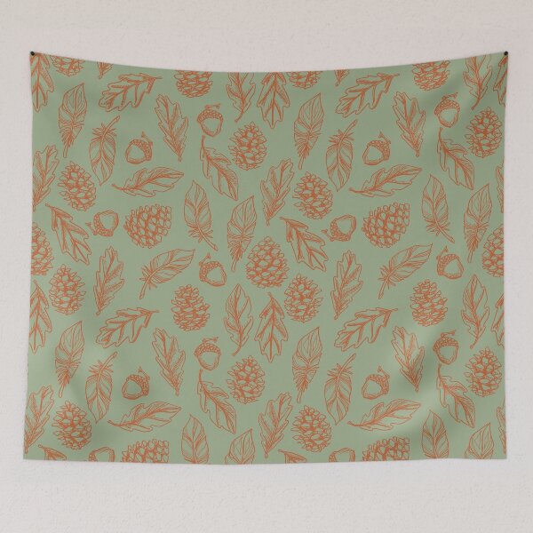 Item preview, Fall Woodland Wonders - Burnt Orange designed and sold by antipode-artist.