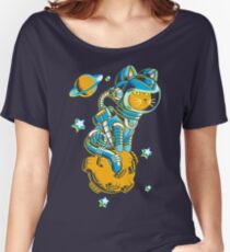 Space Cat Women's Relaxed Fit T-Shirt