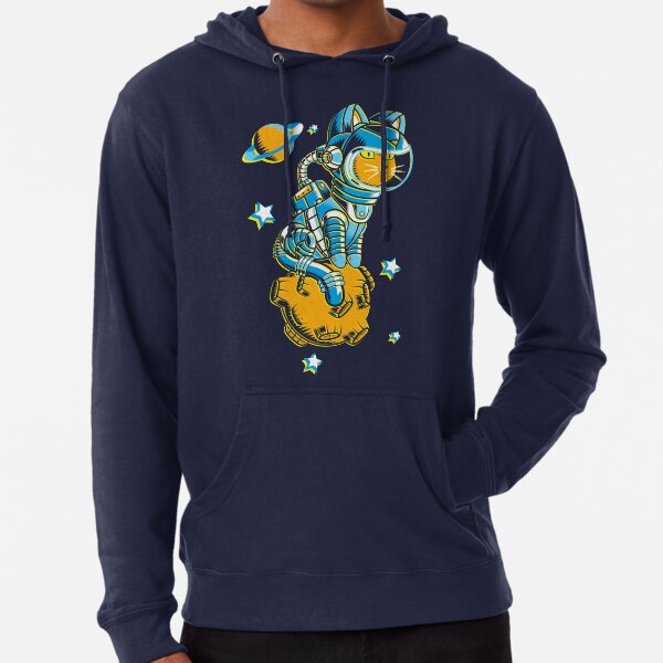 Space Cat Lightweight Hoodie