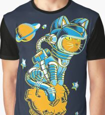 Space Cat Graphic T-Shirt