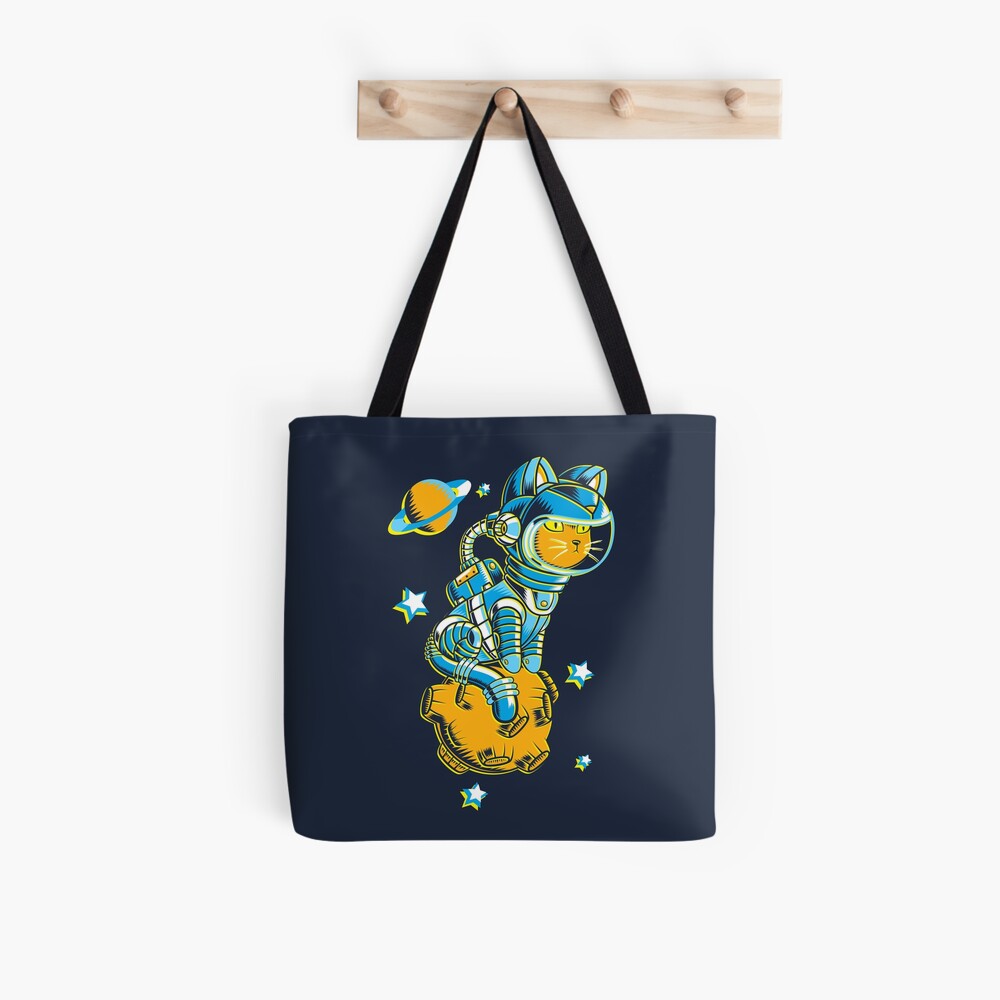 Vista previa del artículo con la obra «Bolsa estampada de tela», diseñado y vendido por VicNeko.