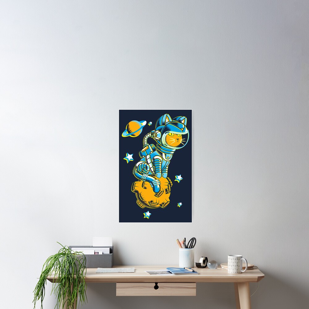 Vista previa del artículo con la obra «Póster», diseñado y vendido por VicNeko.