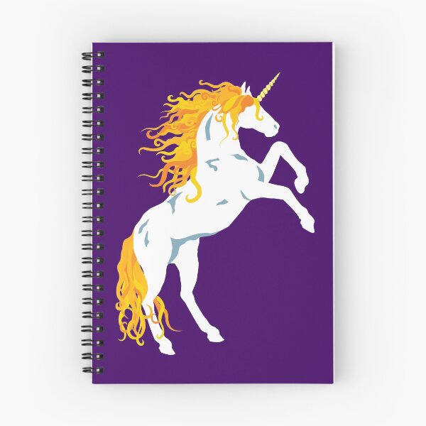 Item preview, Golden Maned White Unicorn designed and sold by Peregrinus Creative.