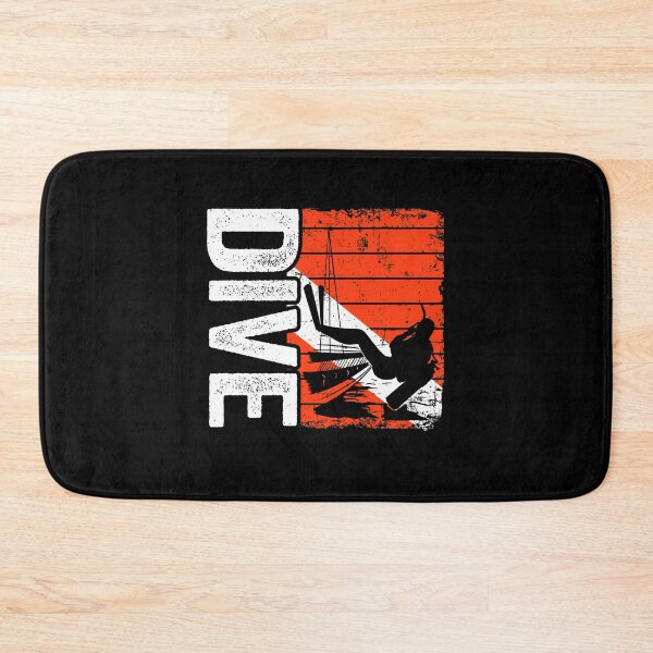 Item preview, Scuba Diving Vintage Dive Scuba Diver Down Flag designed and sold by Stronzi.