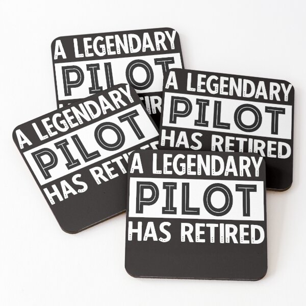 Item preview, A Legendary Pilot Has Retired Not My Problem Anymore Funny Retired Dad designed and sold by Norstyle.