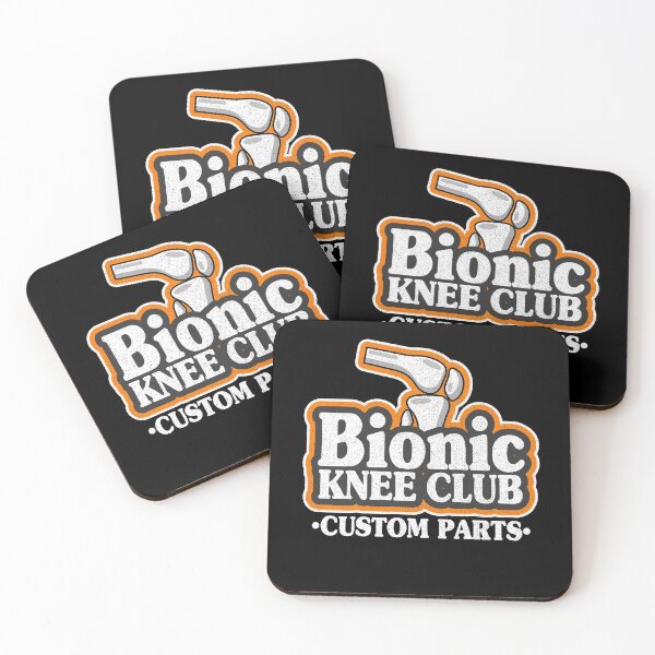 Item preview, Bionic Knee Club Knee Replacement Surgery 70s Logo designed and sold by Stronzi.