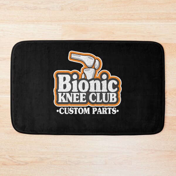Item preview, Bionic Knee Club Knee Replacement Surgery 70s Logo designed and sold by Stronzi.
