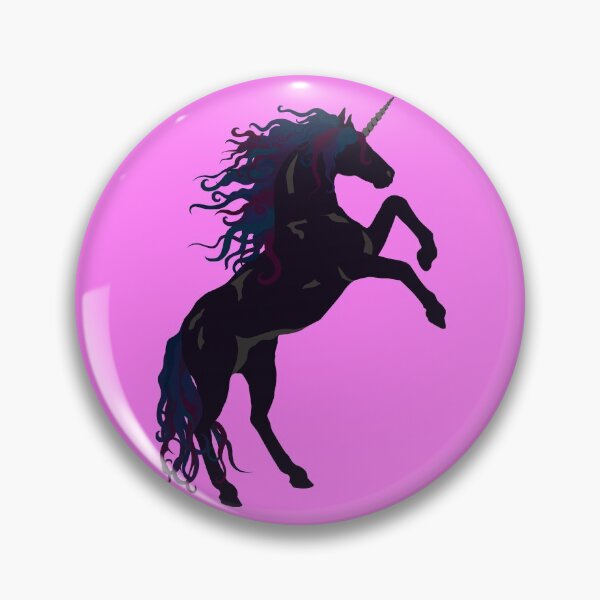Item preview, Gothic Black Unicorn designed and sold by Peregrinus Creative.