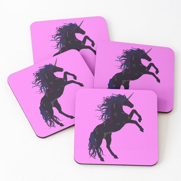 Item preview, Gothic Black Unicorn designed and sold by Peregrinus Creative.