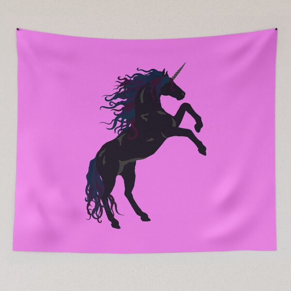 Item preview, Gothic Black Unicorn designed and sold by Peregrinus Creative.