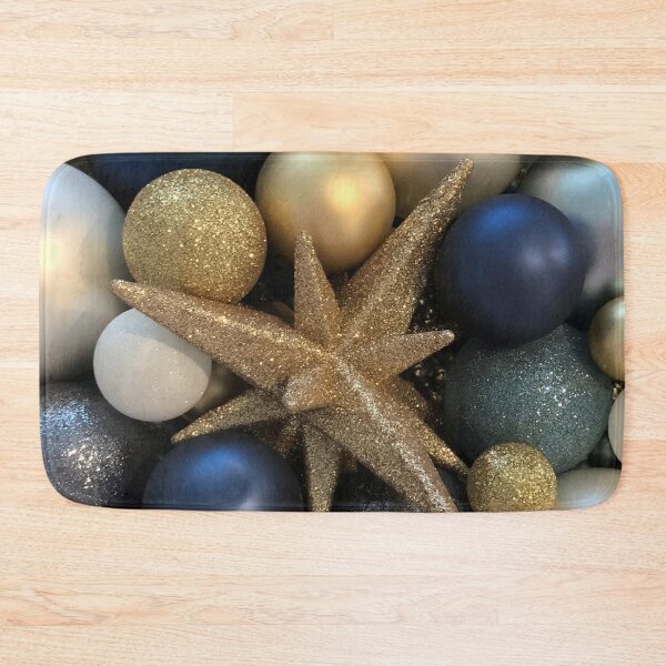 Item preview, Blue Christmas Ornaments Close-up Photo designed and sold by InalterataArt.