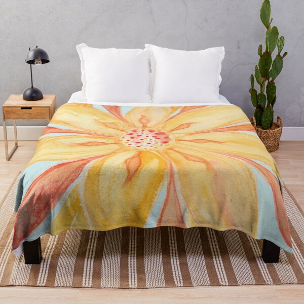 Item preview, Sunny Floral Sunburst against a Blue Sky designed and sold by DaisyGirlDesign.