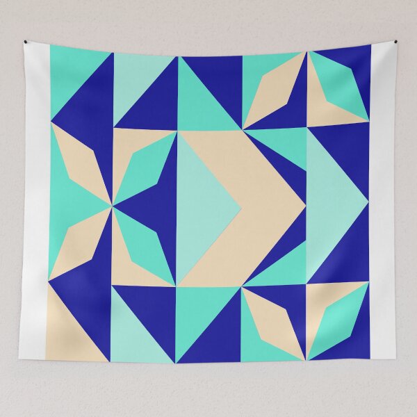 Item preview, Blue and White Abstract - Pattern designed and sold by Designs2Excite.