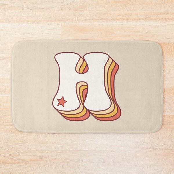 Item preview, Letter H Retro designed and sold by OkihanaShop.