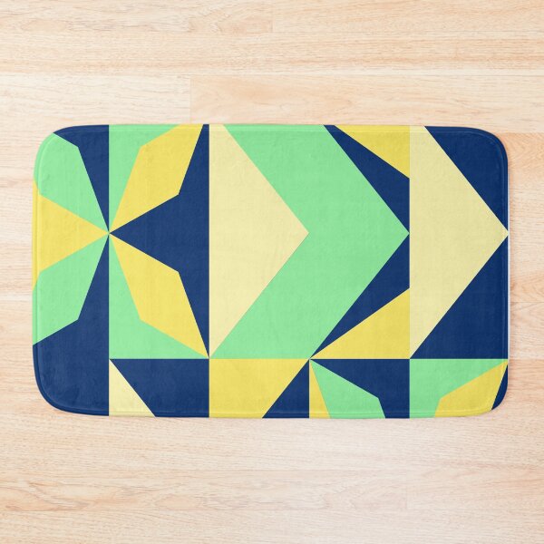 Item preview, Blue, Yellow and Green Abstract - Pattern designed and sold by Designs2Excite.