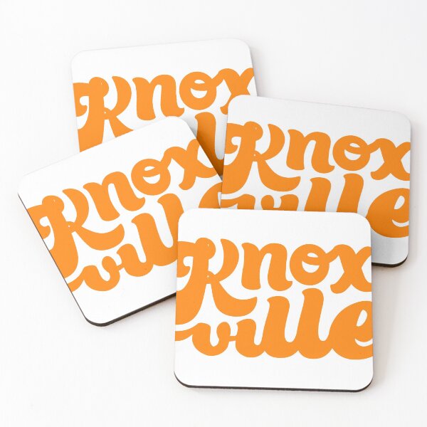 Item preview, Knoxville Script - Orange + White designed and sold by Justin Ellis.