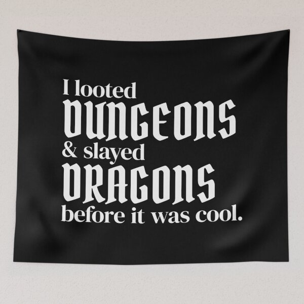 Item preview, Looting Dungeons Slaying Dragons - Old School ADnD designed and sold by DnlDesigns.