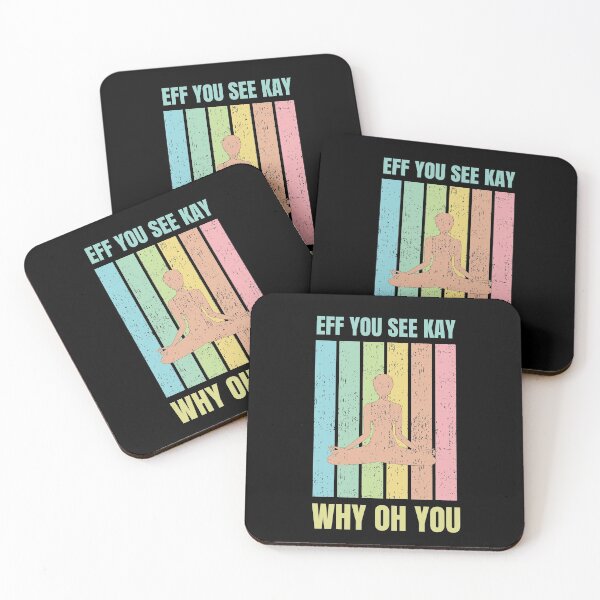 Item preview, Eff You See Kay You Oh You Pastel Meditación designed and sold by barronangMedia.
