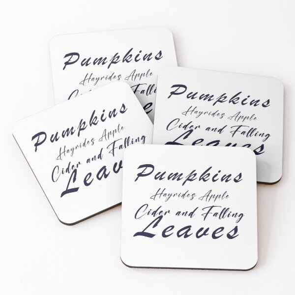 Item preview, Pumpkins Hayrides Apple Cider and Falling Leaves designed and sold by dorento07.