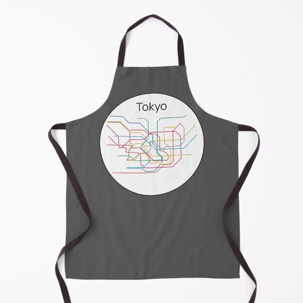 Item preview, Tokyo subway map minimalist designed and sold by FethiC.