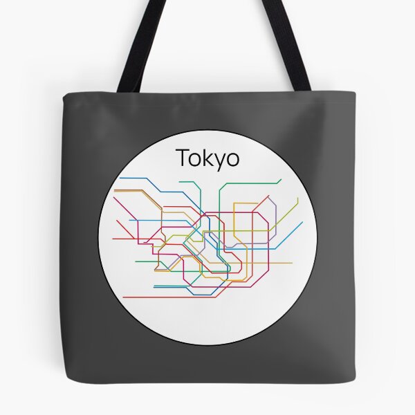 Artikelvorschau, U-Bahn-Karte von Tokio entworfen und verkauft von FethiC.