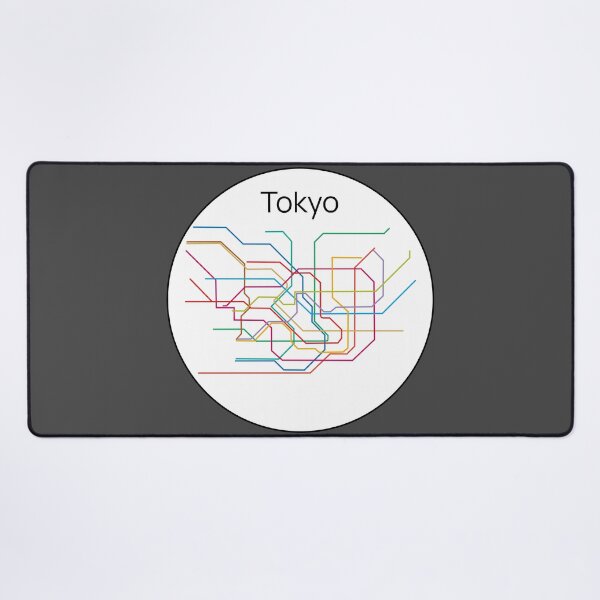 Item preview, Tokyo subway map minimalist designed and sold by FethiC.