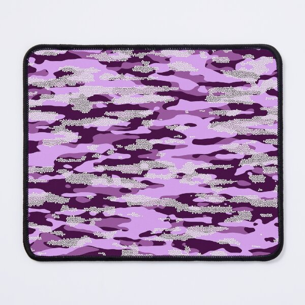 Item preview, Purple camouflage pattern mosaic style designed and sold by Destroyed-Pixel.