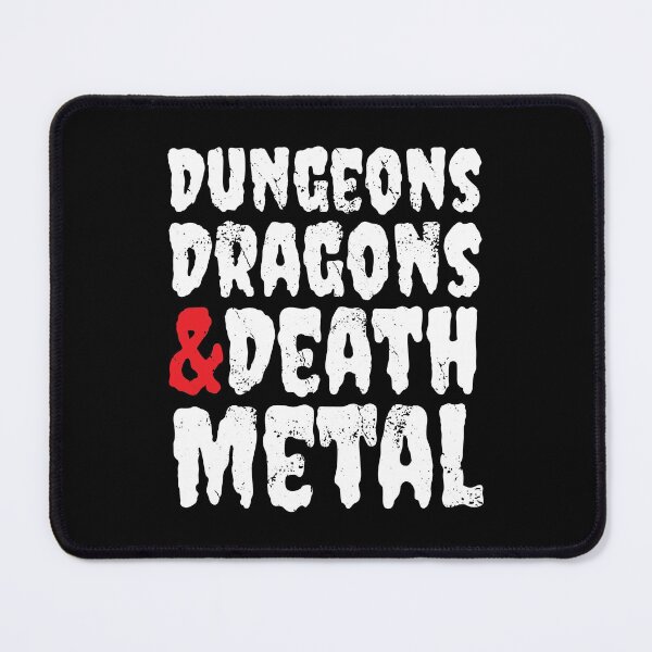 Item preview, Dungeons Dragons and Death Metal designed and sold by DnlDesigns.