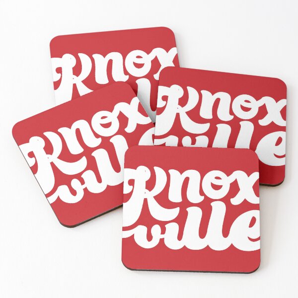 Item preview, Knoxville Script - White + Red designed and sold by Justin Ellis.