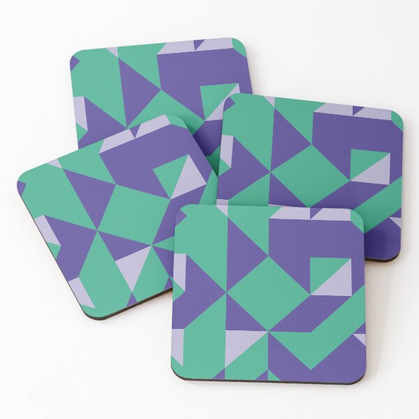 Item preview, Blue, Green and Purple Abstract - Pattern designed and sold by Designs2Excite.