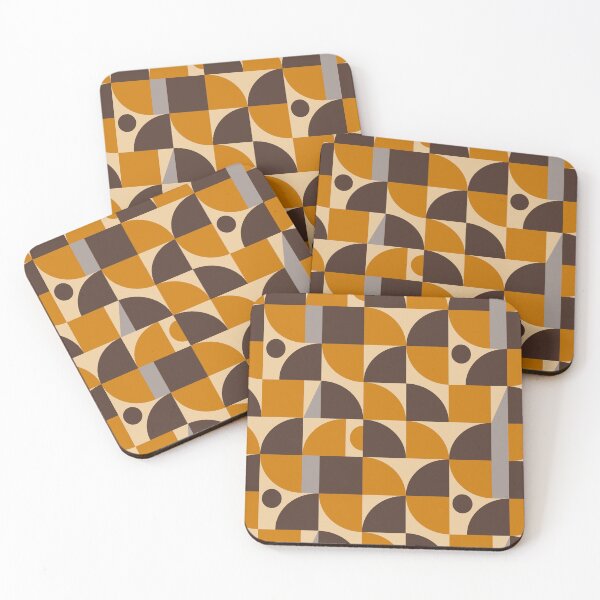 Item preview, Brown, Tan and Yellow Abstract - Pattern designed and sold by Designs2Excite.