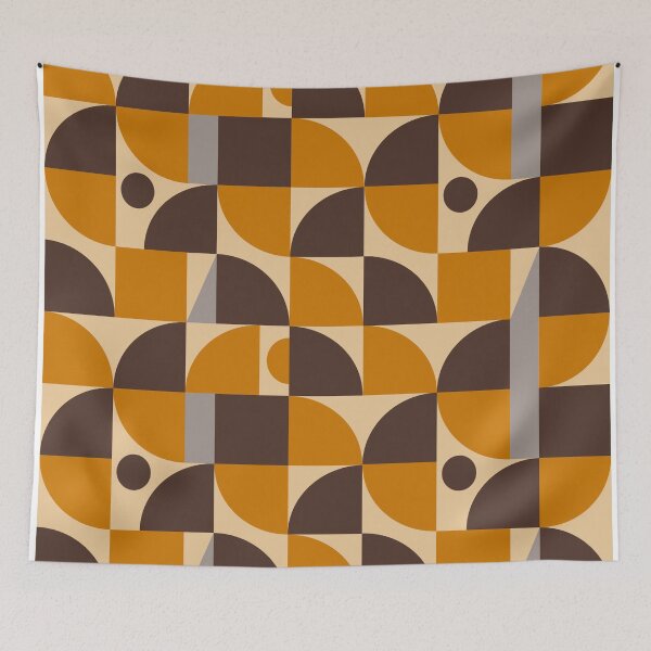 Item preview, Brown, Tan and Yellow Abstract - Pattern designed and sold by Designs2Excite.